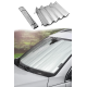 Katlanabilir Oto Ön Cam Güneş Koruma Isı Yalıtımlı Peugeot 3008 Nissan Qashqai Honda Civic Volkswagen Passat