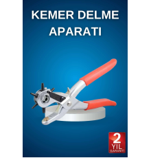 Kemer Delme Pensesi Deri Delici Pensi Zımba 6 Farklı Boyutta