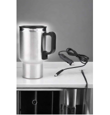 Kettle Kapaklı Araç İçi Termos Tüm Arabalara Uyumlu Çakmaklık Girişli Su Isıtıcı Bardak
