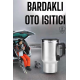 Kettle Kapaklı Araç İçi Termos Tüm Arabalara Uyumlu Çakmaklık Girişli Su Isıtıcı Bardak
