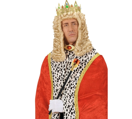Kırmızı Topuzlu Kral Asası Kraliyet Asası 40 Cm Kırmızı Topuzlu Kral Asası Kraliyet Asası 40 Cm