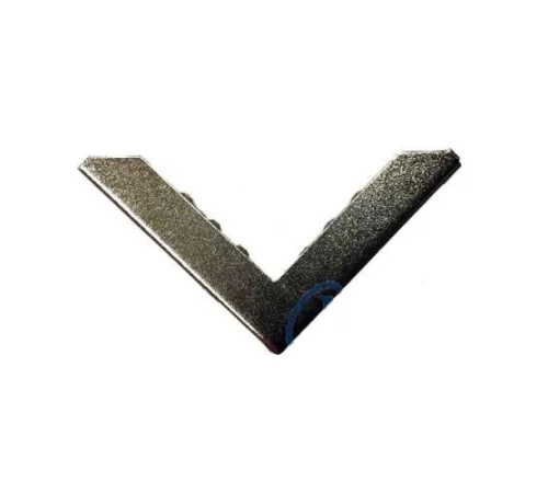Kitap, Kapak, Menü, Albüm Köşesi, Büyük - 23x40mm, Nikel, 10 Adet