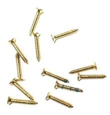 Klips, Menteşe, Ayak, Ağaç, Sunta Vidası 2,2x13 Mm - Sarı 100 Adet