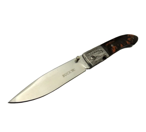 Knives Bk-011bk Kamp Çakı 23 Cm - Kahverengi Sedef Sap, Kılıflı, Kutulu