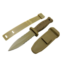 Knives S30v Haki Av Bıçağı 22cm - Testere Detaylı, Kılıflı