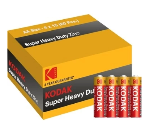 Kodak Aa Pil Super Heavy Duty Çinko Karbon Kalem Pil 60