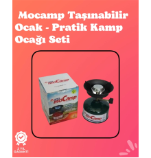 Kolay Ayarlanabilir Alevli ve Güvenli Metal Kamp Ocağı