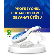 Kompakt Buharlı Ütü 1500W | Tüm Yüzeyler İçin Pratik ve Etkili