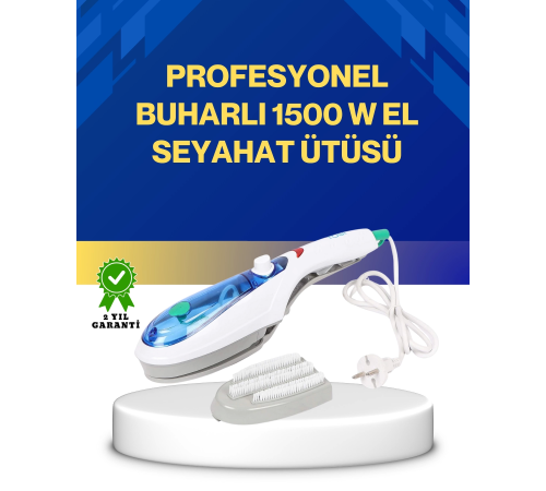 Kompakt Buharlı Ütü 1500W | Tüm Yüzeyler İçin Pratik ve Etkili Kompakt Buharlı Ütü 1500W | Tüm Yüzeyler İçin Pratik ve Etkili