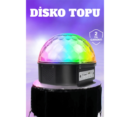 Kompakt Tasarımlı, Telefon Kontrollü Disko Topu Işıkları