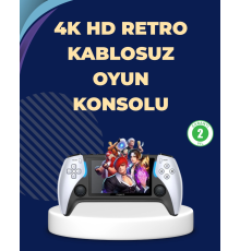Kompakt ve Hafif Retro Oyun Konsolu 1000 Klasik Oyun Dahil