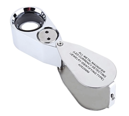 Kontrol, Için Özel Kutulu Metal Işıklı Lup 40x25 Kontrol, Için Özel Kutulu Metal Işıklı Lup 40x25