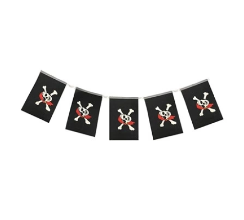 Korsan Partisi Korsan Logo Baskılı Flama Süs Afiş Süsleme 8 Li Korsan Partisi Korsan Logo Baskılı Flama Süs Afiş Süsleme 8 Li