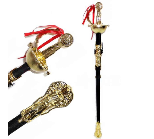Kostüm Partisi Plastik Zararsız Zorro Kılıcı Şövalye Kılıcı 62 Cm Kostüm Partisi Plastik Zararsız Zorro Kılıcı Şövalye Kılıcı 62 Cm