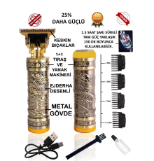 Kp-2074 2 İn 1 Profosyonel Suya Dayanaklı Ense Ve Yanak Makinası