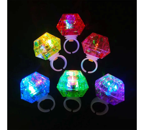 Kristal Tasarımlı Led Glow Işıklı 3 Modlu Pembe Yüzük 3.5 X 5 Cm Kristal Tasarımlı Led Glow Işıklı 3 Modlu Pembe Yüzük 3.5 X 5 Cm