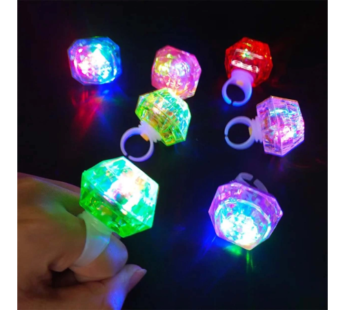 Kristal Tasarımlı Led Glow Işıklı 3 Modlu Yeşil Yüzük 3.5 X 5 Cm Kristal Tasarımlı Led Glow Işıklı 3 Modlu Yeşil Yüzük 3.5 X 5 Cm
