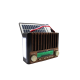 KTF-1428 Nostaljik Solar Enerjili Bluetooth Speaker – Radyo, SD/USB MP3 Çalar, Güçlü Taşınabilir Hoparlör