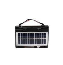 KTF-1428 Taşınabilir Güneş Enerjili Bluetooth Radyo Hoparlör – Şarjlı, Radyo, MP3, AUX Girişli