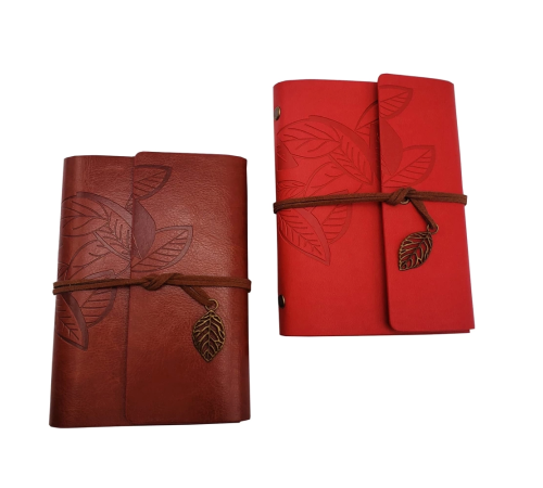 Küçük Boy Retro Deri Defter