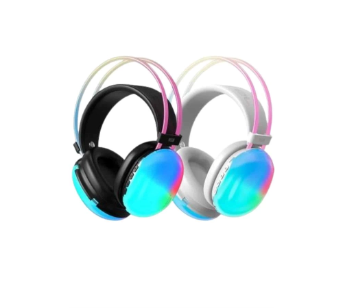 Kulak Üstü Kablosuz Bluetooth Kulaklık Unısex Renkli Işıklı Kulaklık Kulak Üstü Kablosuz Bluetooth Kulaklık Unısex Renkli Işıklı Kulaklık