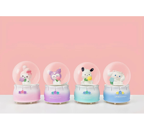 Kuromi Işıklı Kar Küresi 9 Cm Alk3398 Kuromi Işıklı Kar Küresi 9 Cm Alk3398