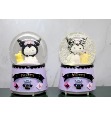 Kuromi Işıklı Müzikli Kar Küresi Orta Boy Alk3044