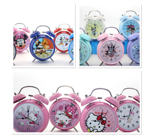 Kuromi,hello Kitty,mickey Mouse Masa Üstü Çalar Saat Alk3068 Kuromi,hello Kitty,mickey Mouse Masa Üstü Çalar Saat Alk3068