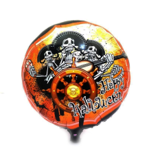 Kuru Kafalı Korsanlar Halloween Şekilli Folyo Balon 45 Cm