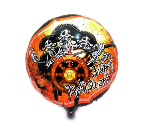 Kuru Kafalı Korsanlar Halloween Şekilli Folyo Balon 45 Cm Kuru Kafalı Korsanlar Halloween Şekilli Folyo Balon 45 Cm