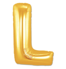 L Harf Folyo Balon Altın Renk  40 İnç