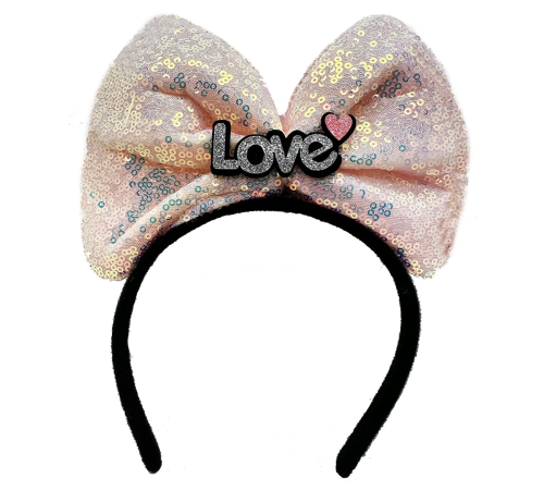 Led Işıklı 3 Farklı Fonksiyonda Yanan Gümüş Love Yazılı Toz Pembe Fiyonk Taç 20x17 Cm Led Işıklı 3 Farklı Fonksiyonda Yanan Gümüş Love Yazılı Toz Pembe Fiyonk Taç 20x17 Cm