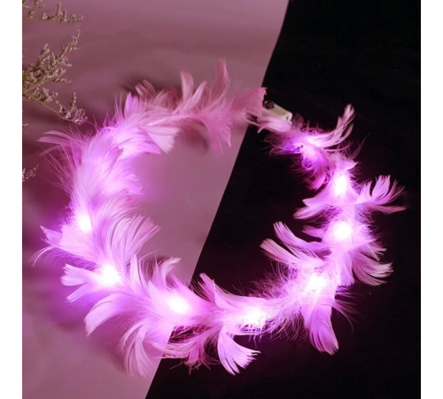 Led Işıklı Rengarenk Yanan 3 Fonksiyonlu Otrişli Parti Tacı Pembe Renk 12x12 Cm Led Işıklı Rengarenk Yanan 3 Fonksiyonlu Otrişli Parti Tacı Pembe Renk 12x12 Cm