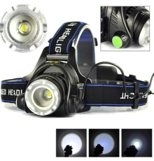 Led Kafa Feneri 2000lm Xm-l T6 2000 Lumens 3 Modlu
