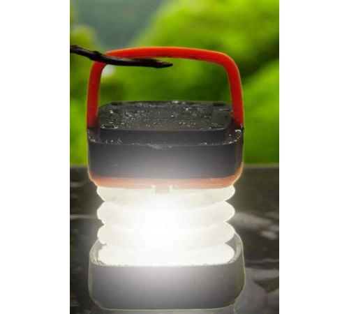 Led Lamba Kamp Lambası Hafif Taşınabilir Şarj Süreli Akordeon El Fenerli