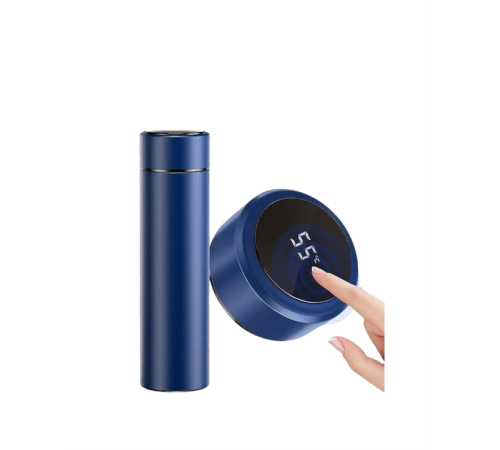 LED Sıcaklık Ölçerli 500ml Yalıtımlı Termos Şişe
