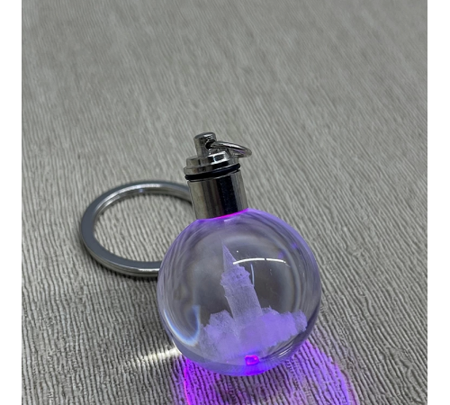 Ledli Galata Kulesi Tasarımı Kristal Anahtarlık Alk3780 Ledli Galata Kulesi Tasarımı Kristal Anahtarlık Alk3780
