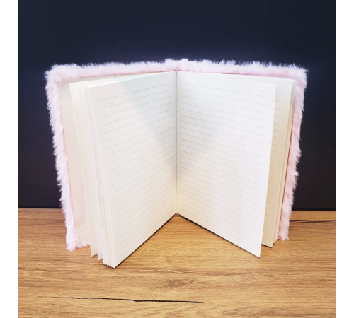 Love Tasarımlı Peluş Defter Love Tasarımlı Peluş Defter