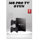 M8 PRO Mini 2.4G 10K ultra HD 64 GB TV BOX Android TV GAME BOX 2 Adet Oyun Konsolu