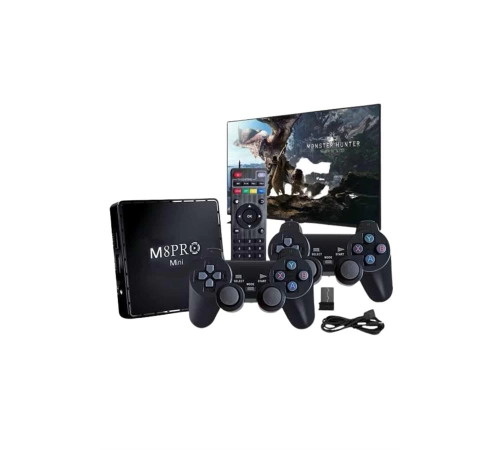 M8 PRO Mini 2.4G 10K ultra HD 64 GB TV BOX Android TV GAME BOX 2 Adet Oyun Konsolu M8 PRO Mini 2.4G 10K ultra HD 64 GB TV BOX Android TV GAME BOX 2 Adet Oyun Konsolu