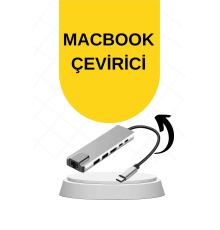 Macbook Pro/air Uyumlu USB Type-C 8 In 1 Hub Dönüştürücü Çevirici Çoklayıcı USB Hdmı Micro Sd 8 Girişli