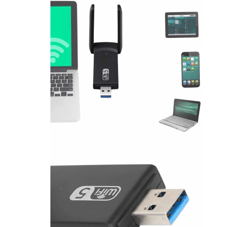 Mbps Wifi Alıcı Kablosuz Wifi Adaptörü Çift Band Çift Antenli Mbps Wifi Alıcı Kablosuz Wifi Adaptörü Çift Band Çift Antenli