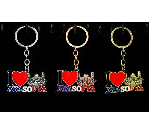 Metal Ayasofya Anahtarlık Alk2199