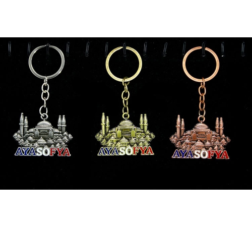 Metal Ayasofya Anahtarlık Alk2206 Metal Ayasofya Anahtarlık Alk2206
