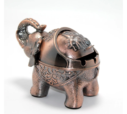 Metal Fil Figürlü Küllük Alk1656