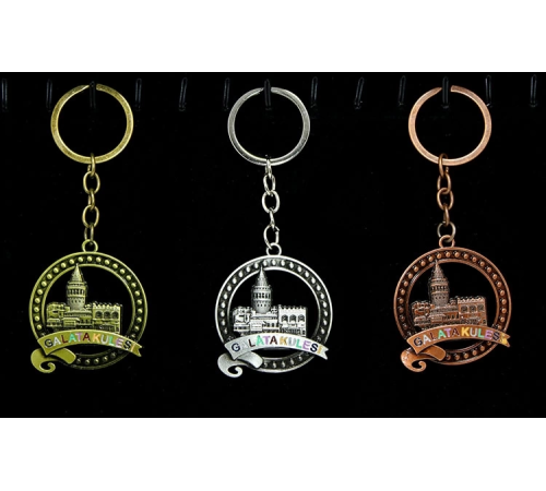 Metal Galata Kulesi Anahtarlık Alk2213 Metal Galata Kulesi Anahtarlık Alk2213