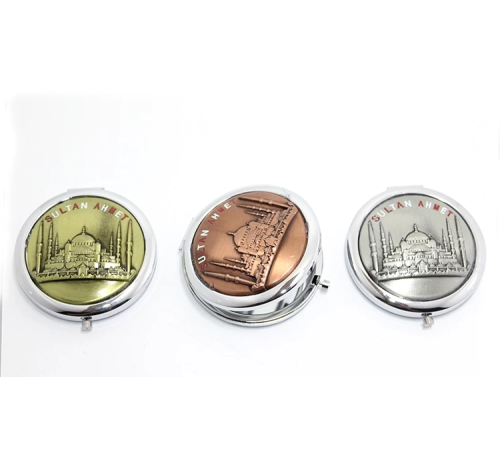 Metal İstanbul Temalı Yöresel Kabartmalı El Aynası 2alk112 Metal İstanbul Temalı Yöresel Kabartmalı El Aynası 2alk112