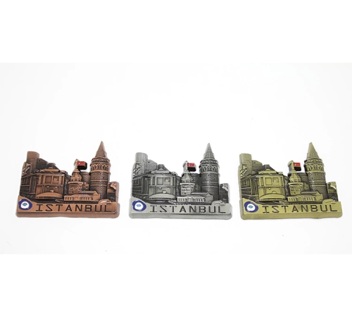 Metal İstanbul Temalı Yöresel Magnet 2alk79 Metal İstanbul Temalı Yöresel Magnet 2alk79
