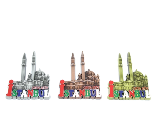 Metal İstanbul Temalı Yöresel Magnet 2alk80 Metal İstanbul Temalı Yöresel Magnet 2alk80