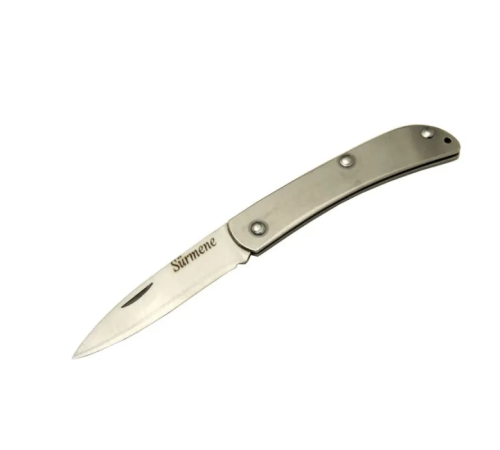 Metal Yerli Akarsu 15,5 Cm Kamp / Outdoor Çakı  - Yarı Otomatik